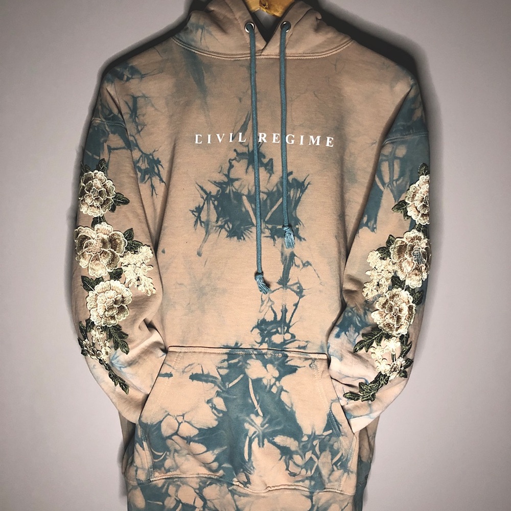 Civil Regime Tye die hoodie